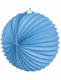 Lampion rond bleu ciel – 20 cm