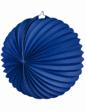 Lampion rond bleu foncé – 20 cm
