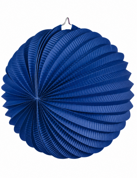 Lampion rond bleu foncé –...