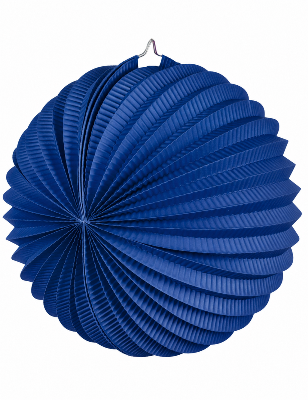 Lampion rond bleu foncé – 20 cm