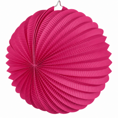 Lampion rond fuchsia – 20 cm