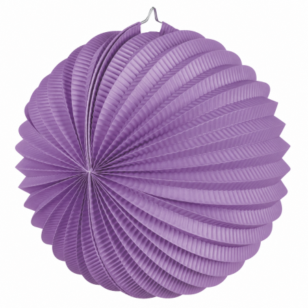 Lampion rond lavande – 20 cm