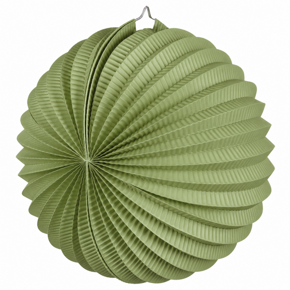 Lampion rond céladon – 30 cm