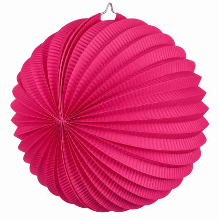Lampion rond fuchsia – 30 cm