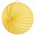 Lampion rond jaune pastel – 30 cm