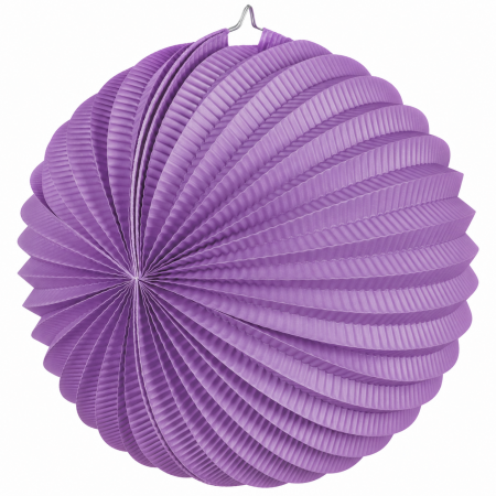 Lampion rond lavande – 30 cm