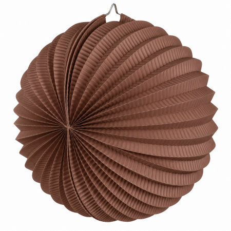 Lampion rond marron – 30 cm