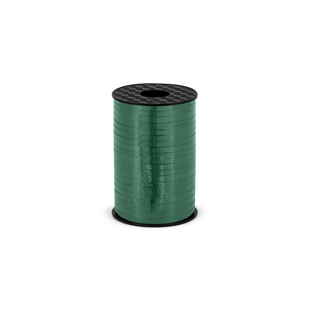 Ruban plastique métallisé 5mm/225m, vert foncé