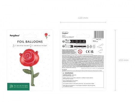 Ballon aluminium Rose,...