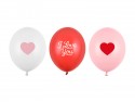 Ballons 30cm, I love you, mix