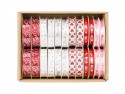 Set de rubans LOVE, 1-2x300 cm, mix de motifs