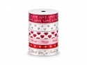 Set de rubans LOVE, 1-2x300 cm, mix de motifs