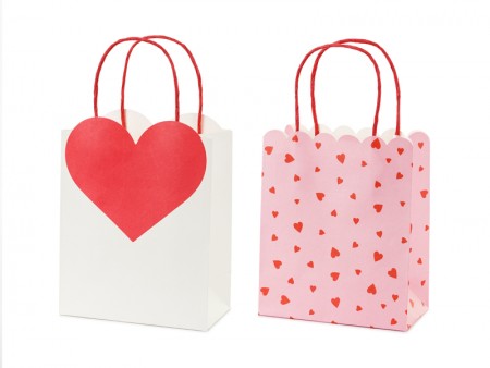 Sacs cadeaux Cœurs,...