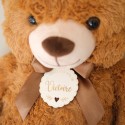 Calendrier de l’Avent personnalisé avec ours en peluche XXL de 90 cm et boîte réutilisable, vue d’ensemble