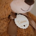Calendrier de l’Avent personnalisé avec ours en peluche XXL de 90 cm et boîte réutilisable, vue d’ensemble