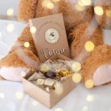 Calendrier de l’Avent personnalisé avec ours en peluche XXL de 90 cm et boîte réutilisable, vue d’ensemble