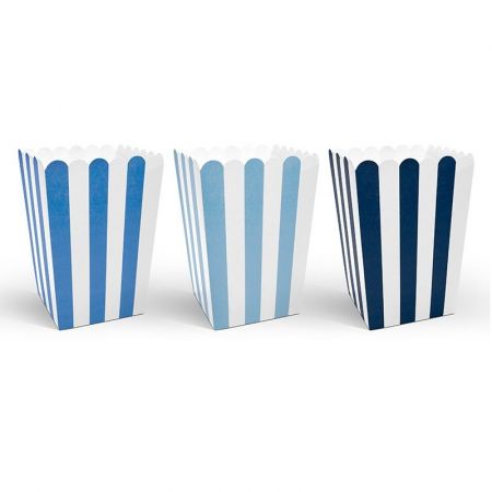 6 pots popcorn bleus