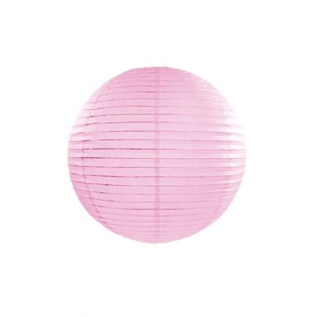 Lampion rose clair - 25 cm