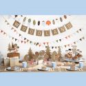 6 pochettes à gourmandises forêt