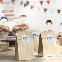 6 pochettes à gourmandises forêt
