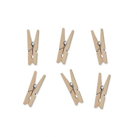 20 pinces en bois