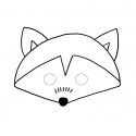 Masques enfants animaux des bois