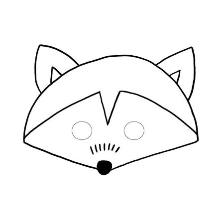 Masques enfants animaux des bois