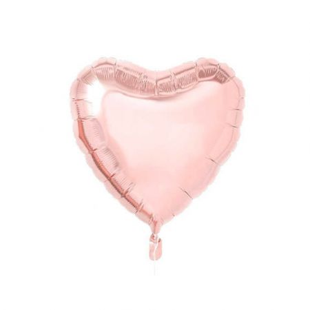 Ballon coeur rose gold - 46 cm 