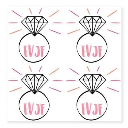 Tatouages Temporaires Evjf Bagues
