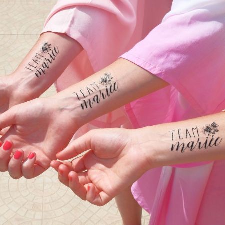 Tatouages Temporaires Team Marie