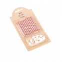 10 bougies paillettes rose gold