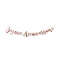 Guirlande rose gold "Joyeux anniversaire"