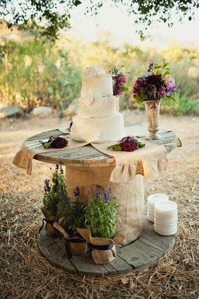 wedding cake mariage rustique