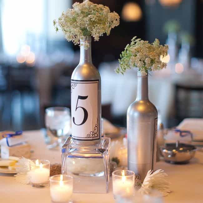 Déco de table mariage industriel