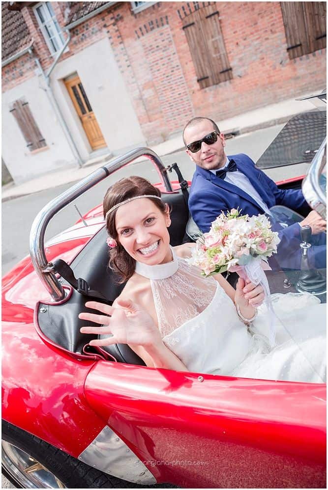 d+m les mariés voiture