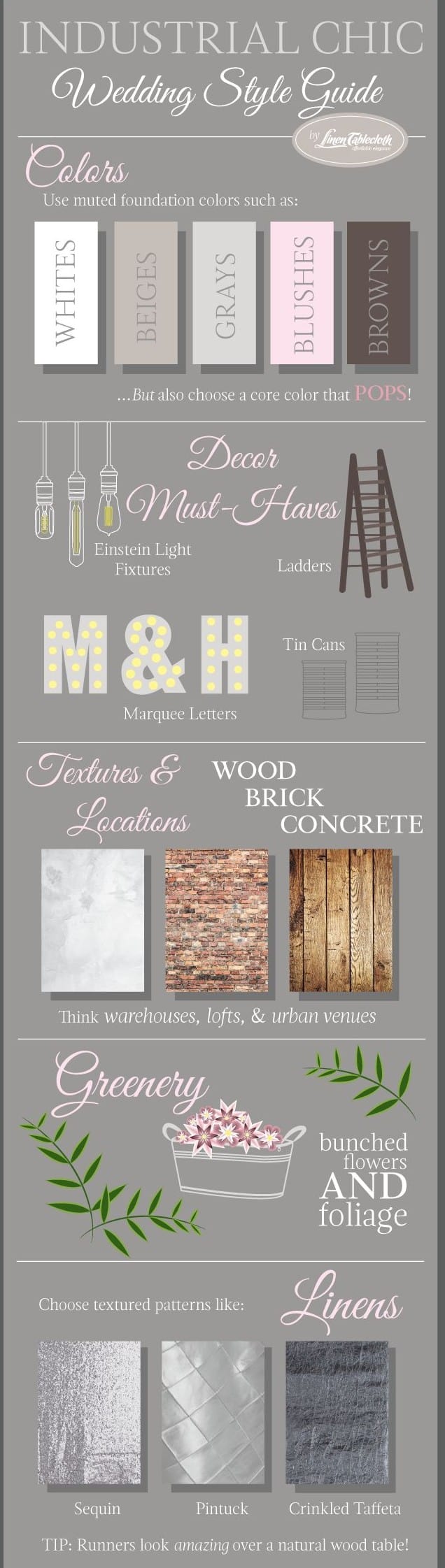 déco mariage industriel