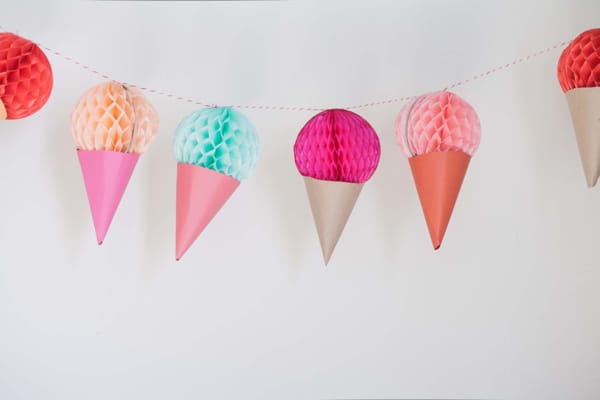 guirlande cornet de glace