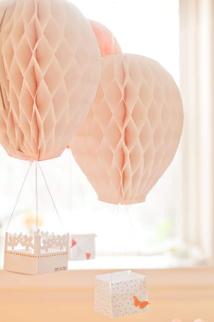 mongolfière deco babyshower
