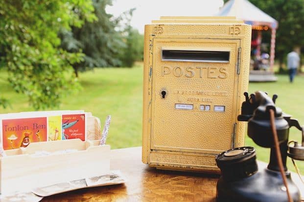 urne mariage originale boite à lettres