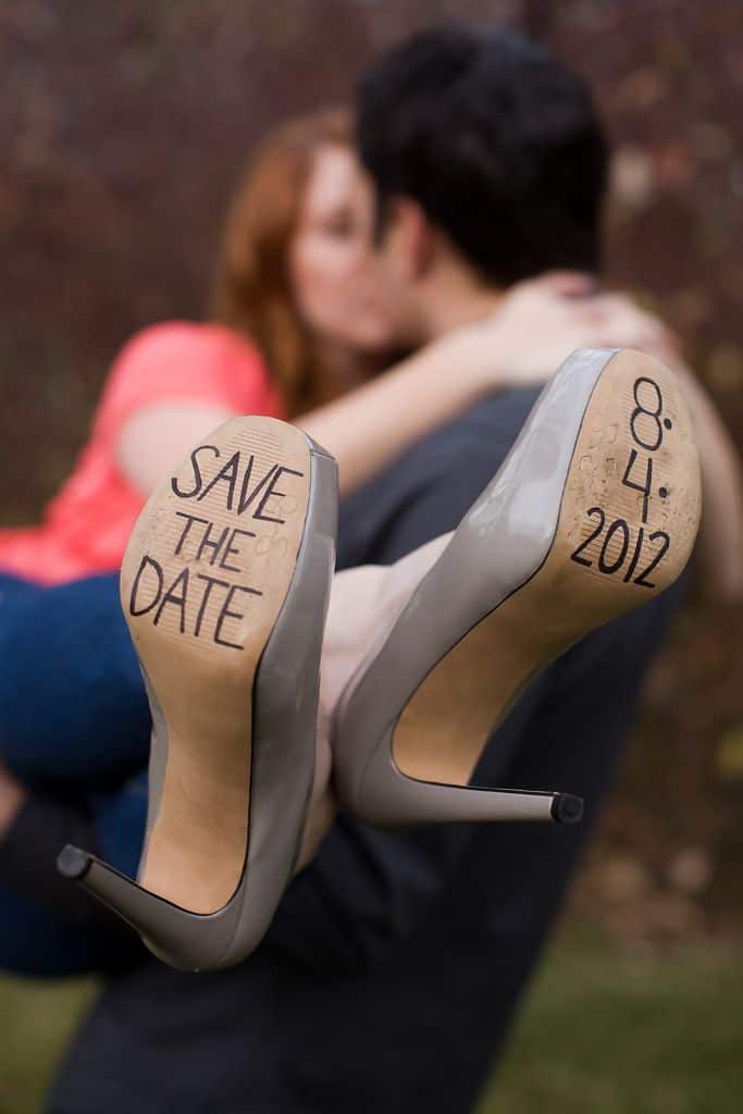save the date chaussures