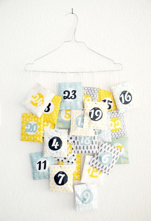 Calendirer de l'avent DIY