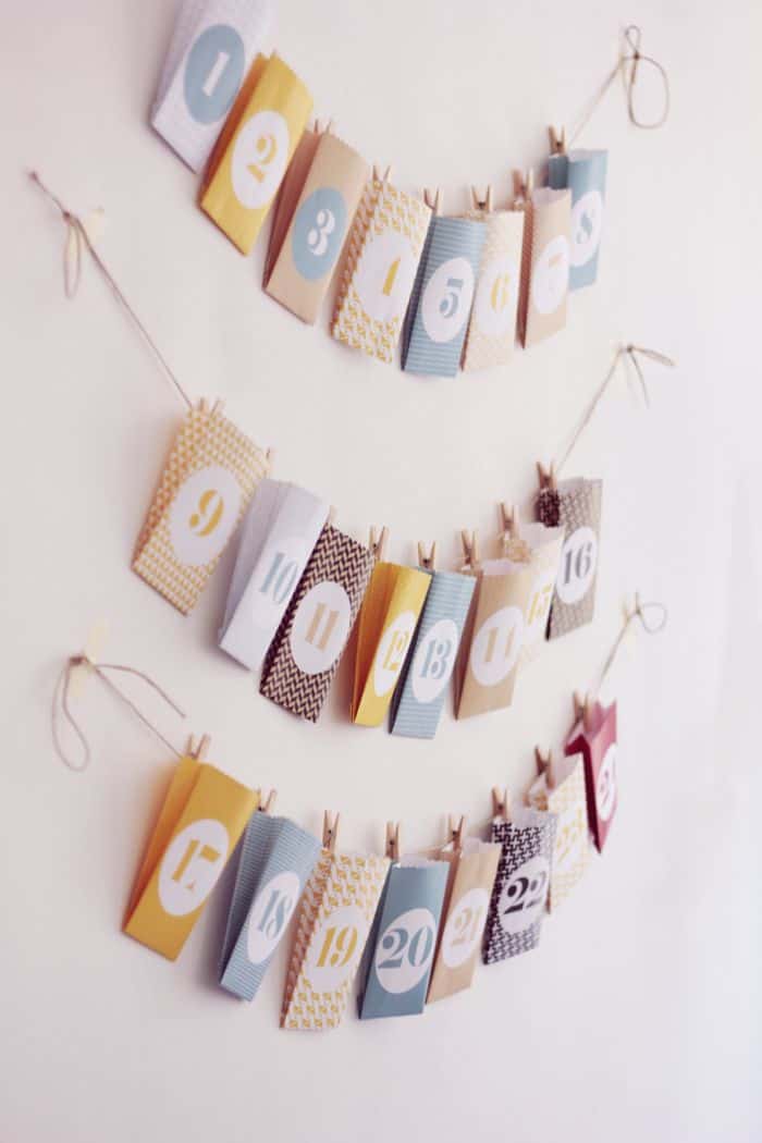 NOEL DIY Calendrier de l'avent