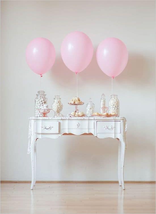 baby shower fille deco