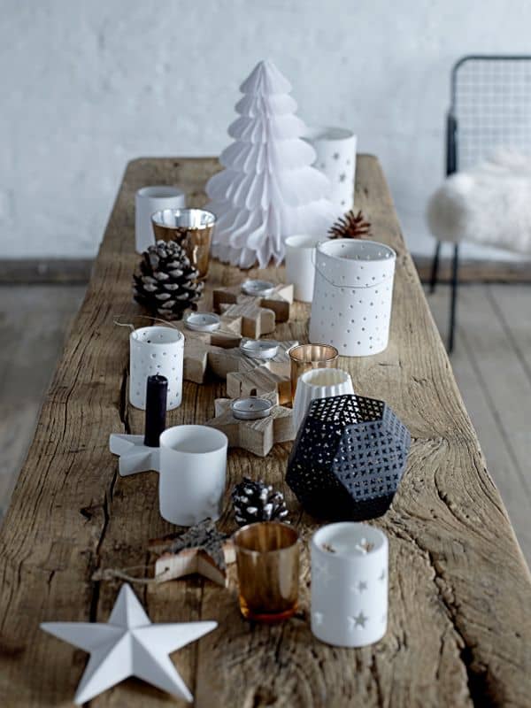 table de noel bois