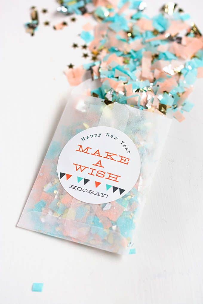 confettis jour de l'an