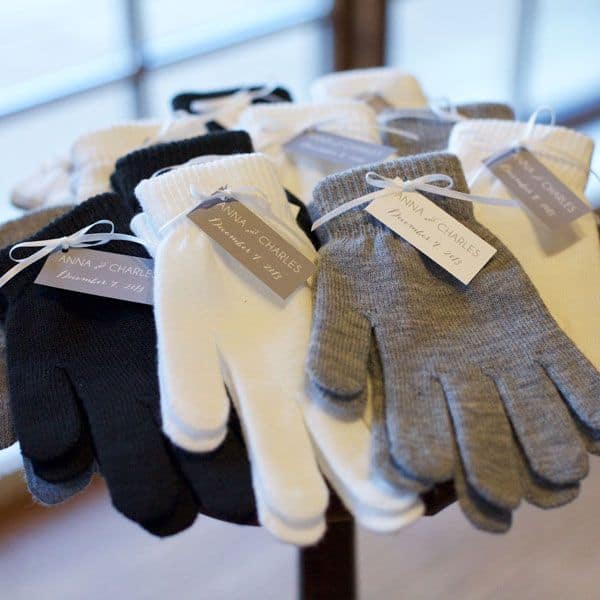 gants invités iver mariage
