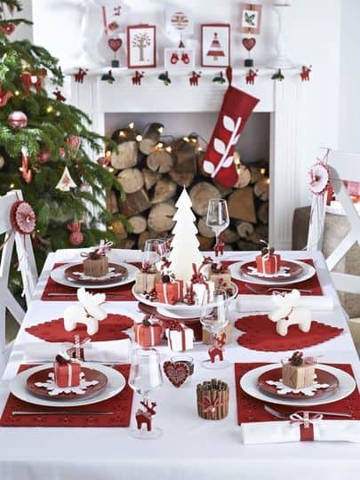 table noel traditionnel