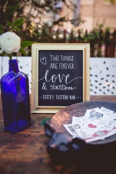 mariage tattoos bar animation