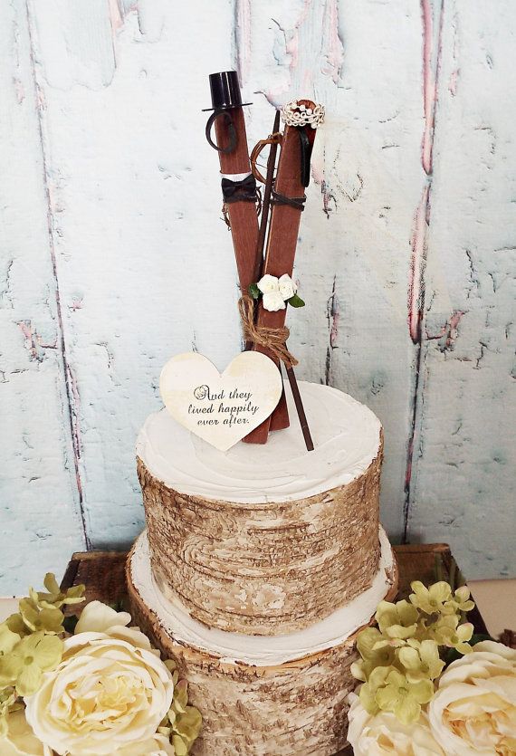 wedding cake skis