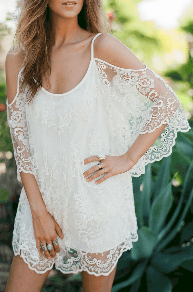 blous dentelle mariée